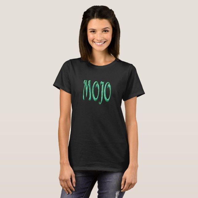 Mojo women black t-shirt (Front Full)