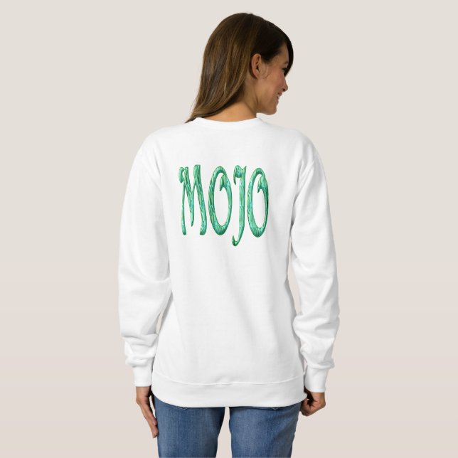Mojo women white sweatshirt back (Back Full)