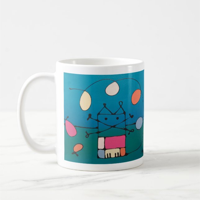 Mok - Happy birthdaycat Coffee Mug (Left)