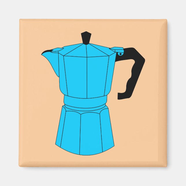 Moka Espresso Coffee Pot Magnet (Front)