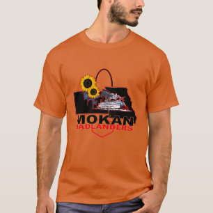 MOKAN Badlanders Centred Dark Colour Mens T-Shirt
