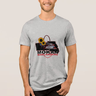 MOKAN Badlanders Mens Grey Tri-Blend Shirt