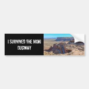 Moki Dugway Bumper Sticker