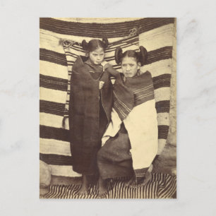 Moki Girls, 1879 Postcard