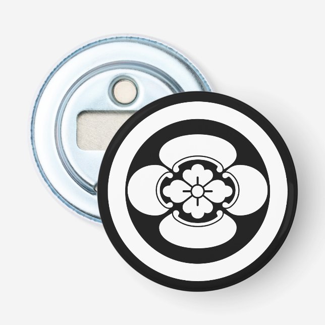 Mokko in a circle bottle opener (Front)