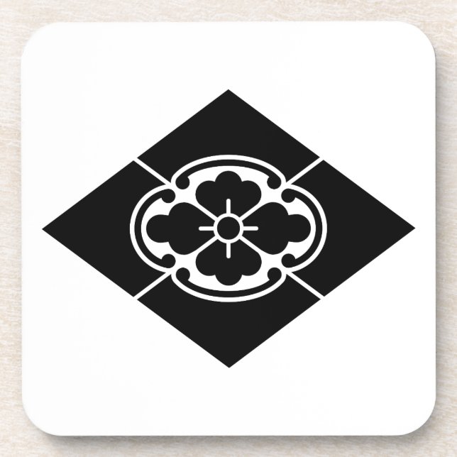 Mokko in  rhombus coaster (Front)