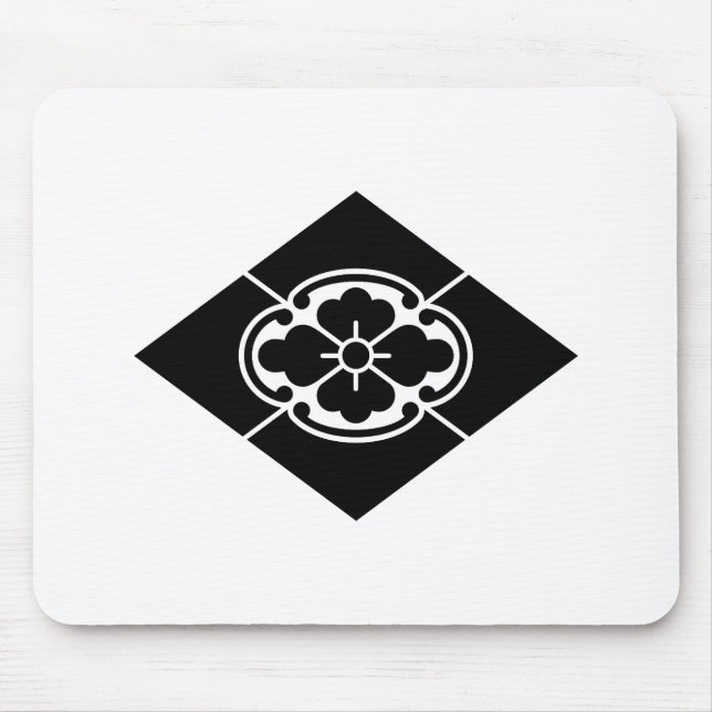Mokko in  rhombus mouse mat (Front)