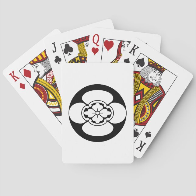Mokko in rice cake playing cards (Back)