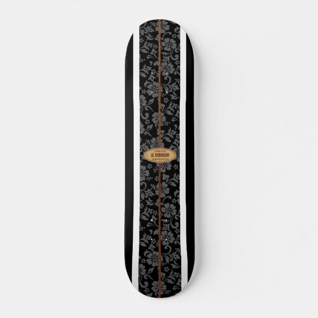 Mokuleia Customisable Vintage Surf Skateboard (Front)