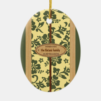 Mokuleia Customisable Vintage Surfboard Ornament