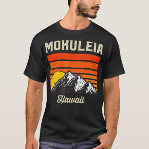 Mokuleia Hawaii Retro Hawaiian Island  T-Shirt