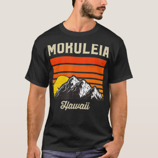 Mokuleia Hawaii Retro Hawaiian Island  T-Shirt