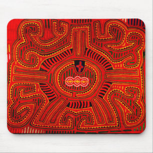 Mola Design by San Blas Indians Mouse Mat