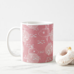 Mola Mola Pink-Ocean sunfish Coffee Mug
