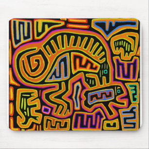 Mola Shaman Peyote Visions Mouse Mat