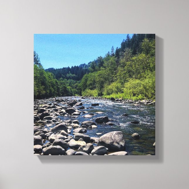Molalla River, OR Canvas Print (Front)