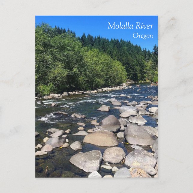 Molalla River, OR Postcard (Front)