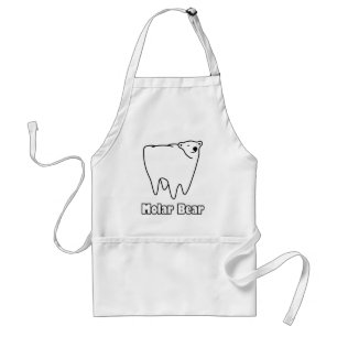 Molar Bear Polar Tooth Bear Standard Apron