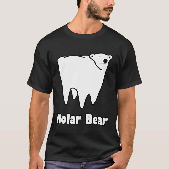 Molar Bear Polar Tooth Bear T-Shirt (Front)