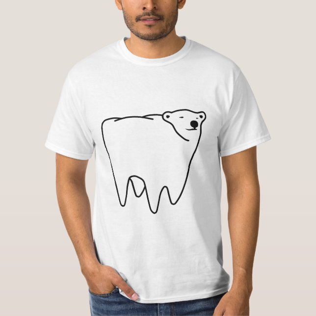 Molar Bear Polar Tooth Bear T-Shirt (Front)