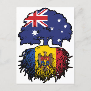 Moldava Moldavan Australian Australia Tree Roots Postcard