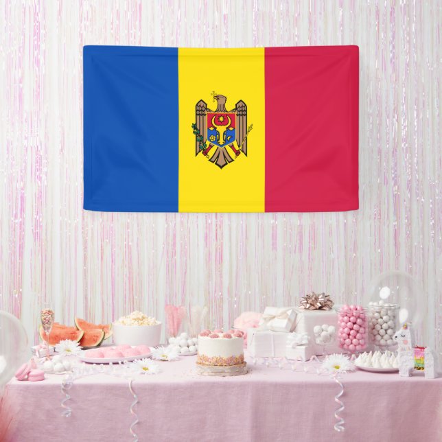 Moldavia flag banner (Party)