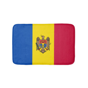 Moldavia flag bath mat