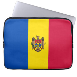 Moldavia flag laptop sleeve