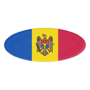 Moldavia flag name tag