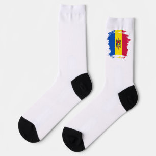 Moldavia flag socks