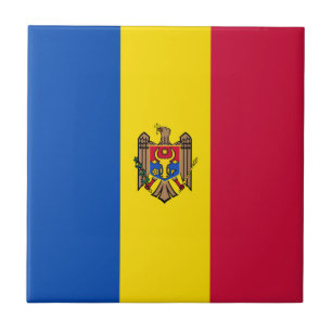 Moldavia flag tile