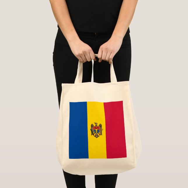 Moldavia flag tote bag (Front (Product))
