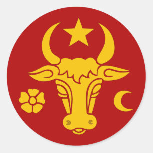 Moldavia, Moldova Classic Round Sticker