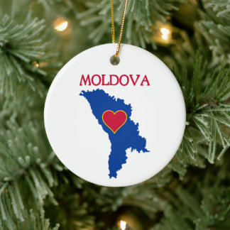 Moldova Ceramic Tree Decoration