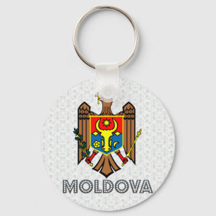 Moldova Coat of Arms Key Ring