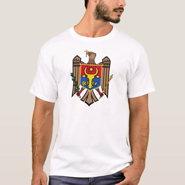 Moldova Coat Of Arms T-Shirt (Front)