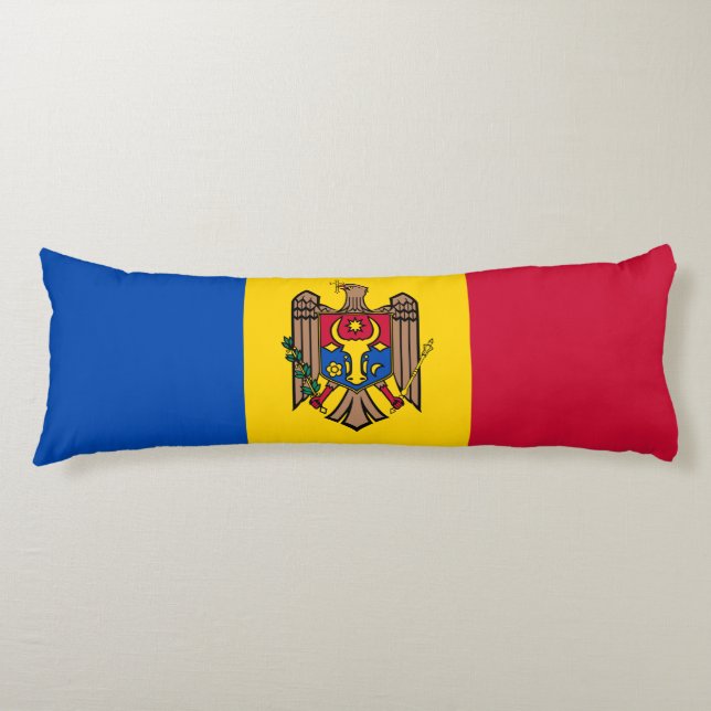 Moldova Flag Body Cushion (Front)