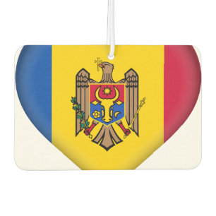 Moldova Flag Car Air Freshener