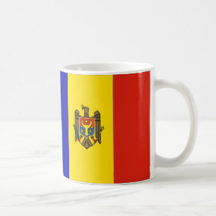 Moldova flag coffee mug