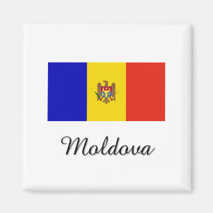 Moldova Flag Design Magnet