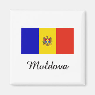 Moldova Flag Design Magnet