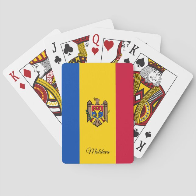 Moldova Flag Games, Moldova Playing Cards (Back)
