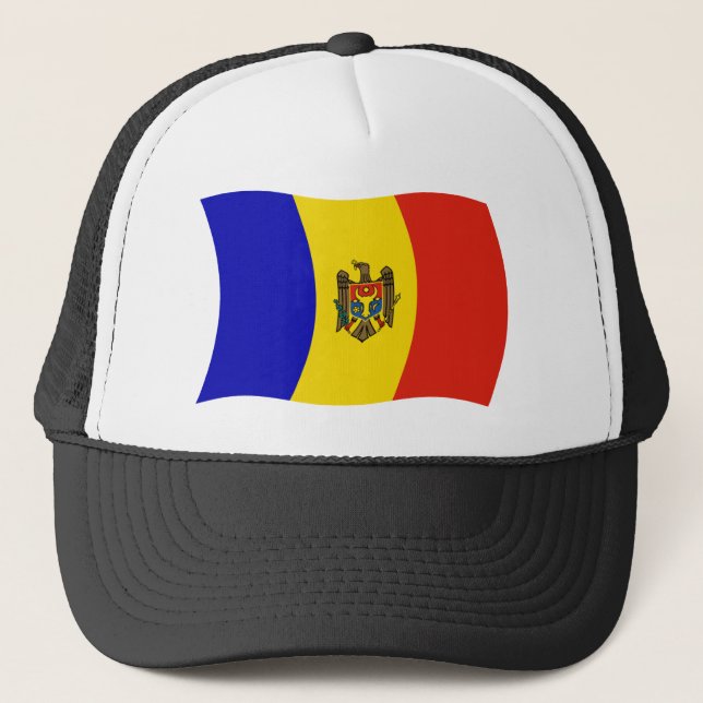 Moldova Flag Hat (Front)