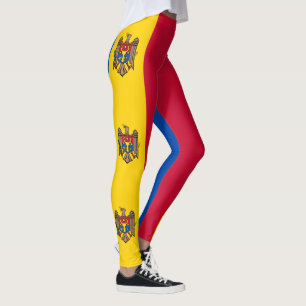 Moldova Flag Leggings