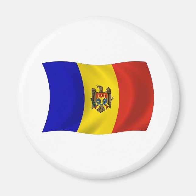 Moldova Flag Magnet (Front)
