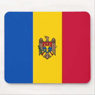 Moldova Flag Mouse Mat