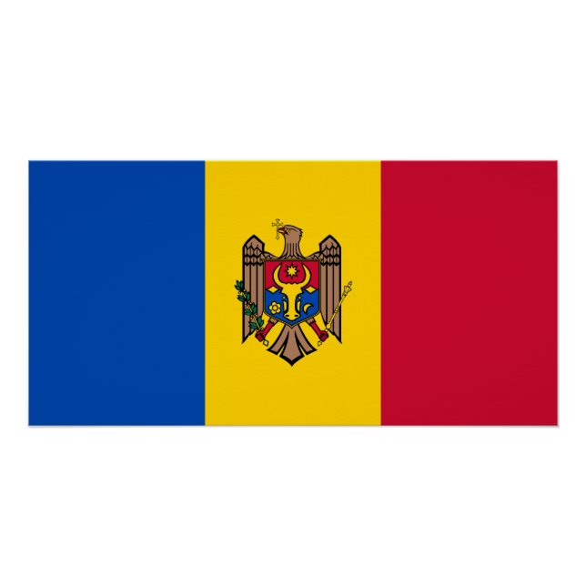 Moldova Flag Poster (Front)