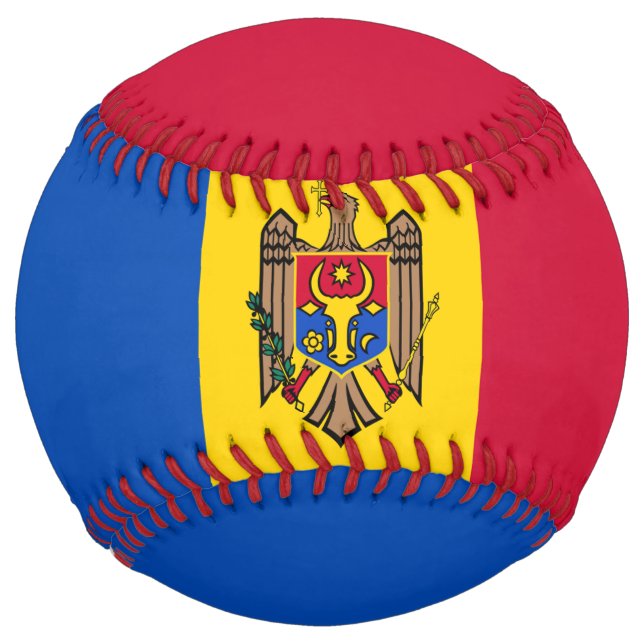 Moldova Flag Softball (Front)
