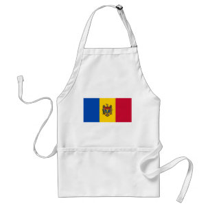 Moldova Flag Standard Apron