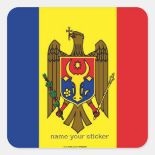 Moldova flag sticker